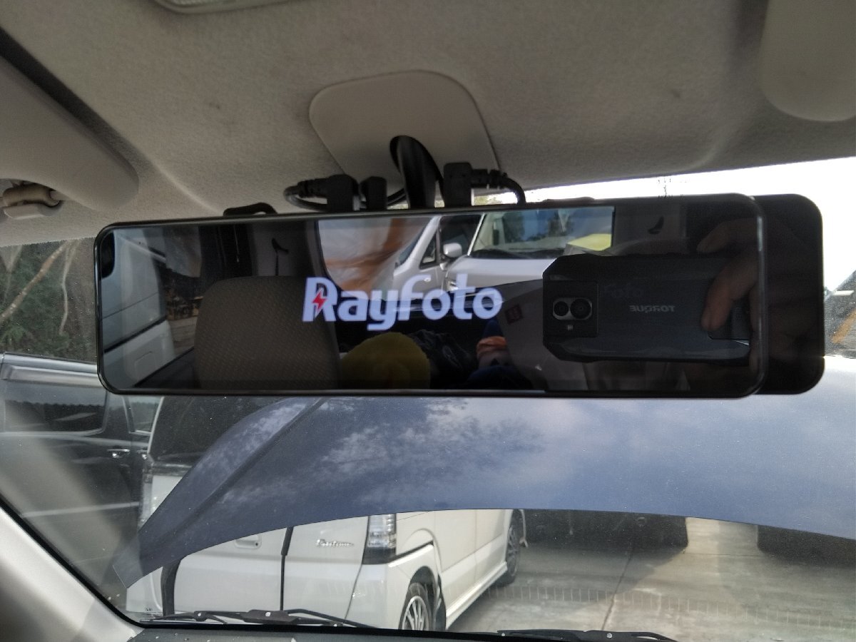 Rayfoto ミラー型ドライブレコーダー 前後2カメラ T810 の画像8