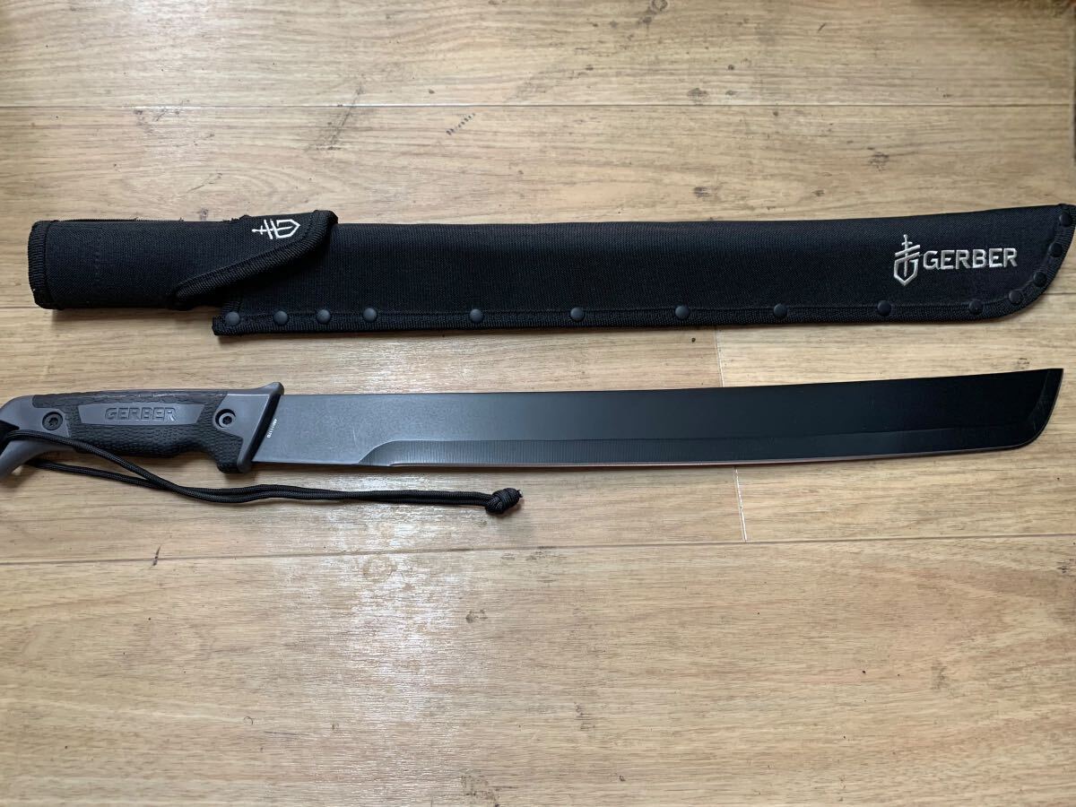 Gerber ガーバー ゲーター ゲイタ― マチェット Machete 大型ナイフ ケース付 キャンプ アウトドア用品 の画像2