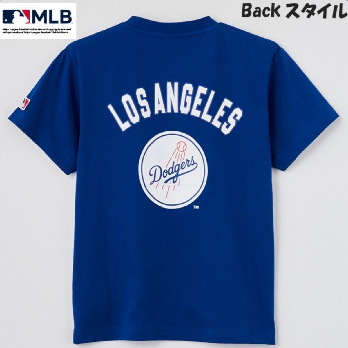 MLB ドジャース Tシャツ 110 大谷翔平 山本由伸 トップス バックプリント 半袖 完売品 現品限り 最安値