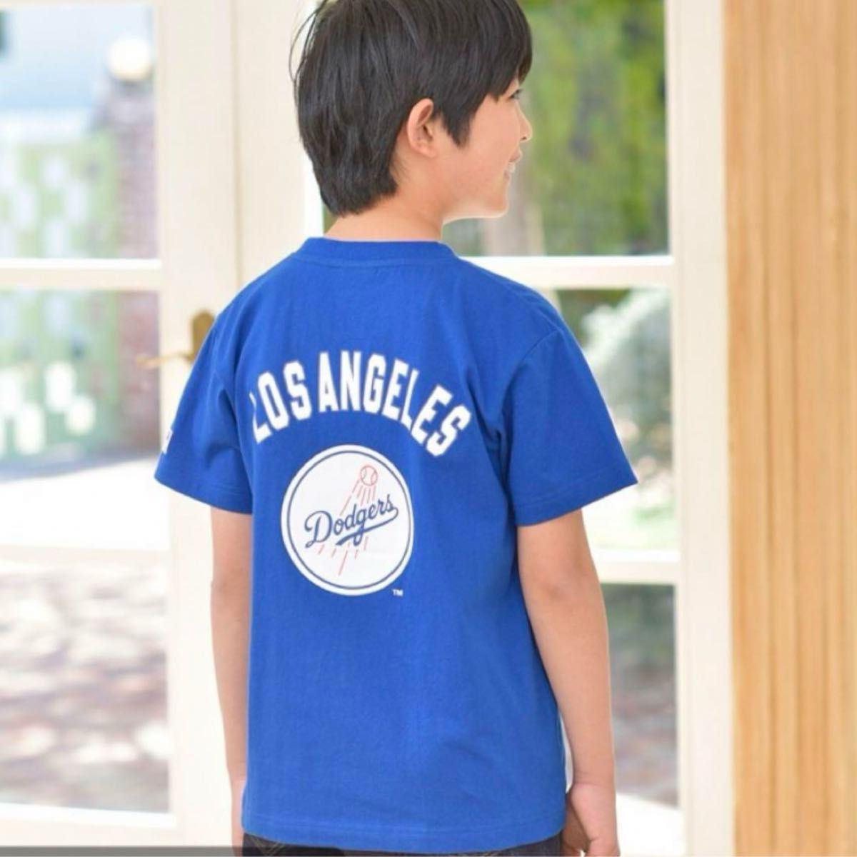 MLB ドジャース Tシャツ 110 大谷翔平 山本由伸 トップス バックプリント 半袖 完売品 現品限り 最安値