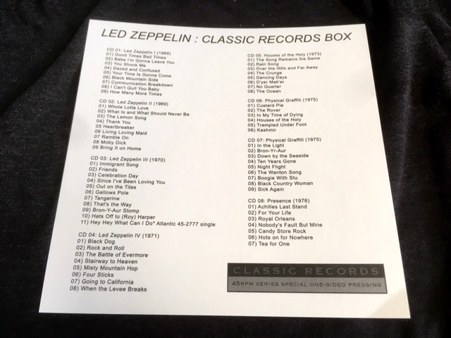 ○Led Zeppelin - クラシック・レコーズ・ボックス Classic ○Led Zeppelin - クラシック・レコーズ・ボックス Classic