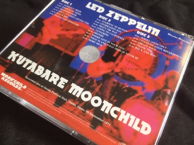 ●Led Zeppelin - Kutabare Moonchild 大人気タイトル : Moon Child プレス3CDの画像2