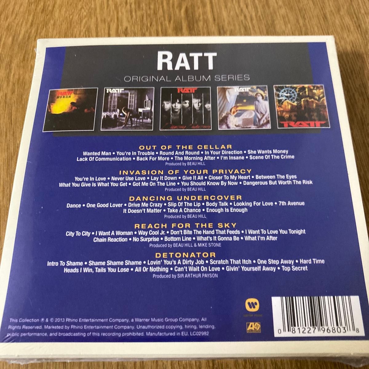 新品未開封★ ラット★Ratt Original Album Series ★輸入盤★ Ratt