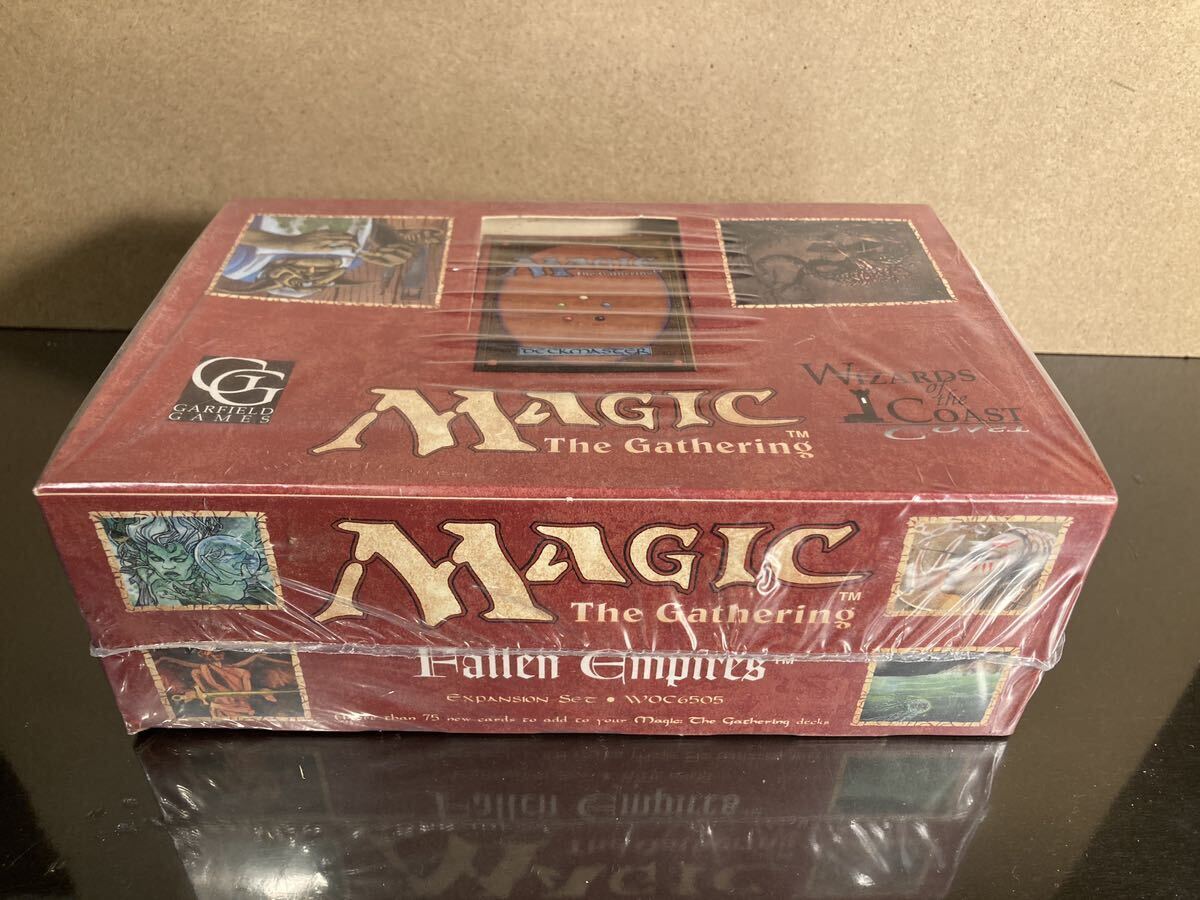 MTG four run empire бустер упаковка box новый товар нераспечатанный английская версия Fallen Empires booster pack BOX seald English