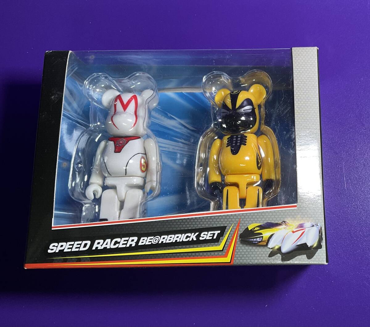 BE@RBRICK SPEED RACER SET 100％ 新品 MEDICOM TOY EXHIBITION'08 開催記念商品 スピードレーサー 2008年 メディコムトイの画像1