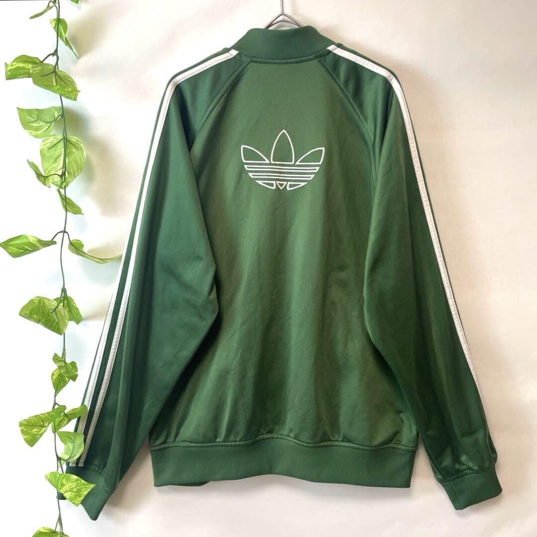 激レア/adidas アディダス トラックジャケット ジャージ 深緑 激レア/adidas アディダス トラックジャケット ジャージ 深緑