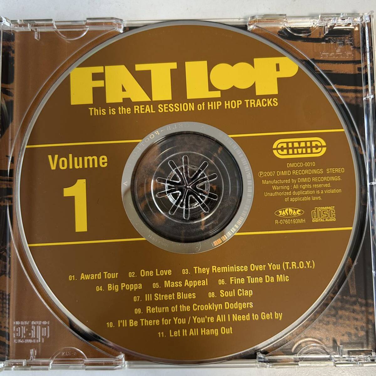 RC5 / FAT LOOP FREAL SESSION OF HIP HOP TRACKS VOL.1』_画像2