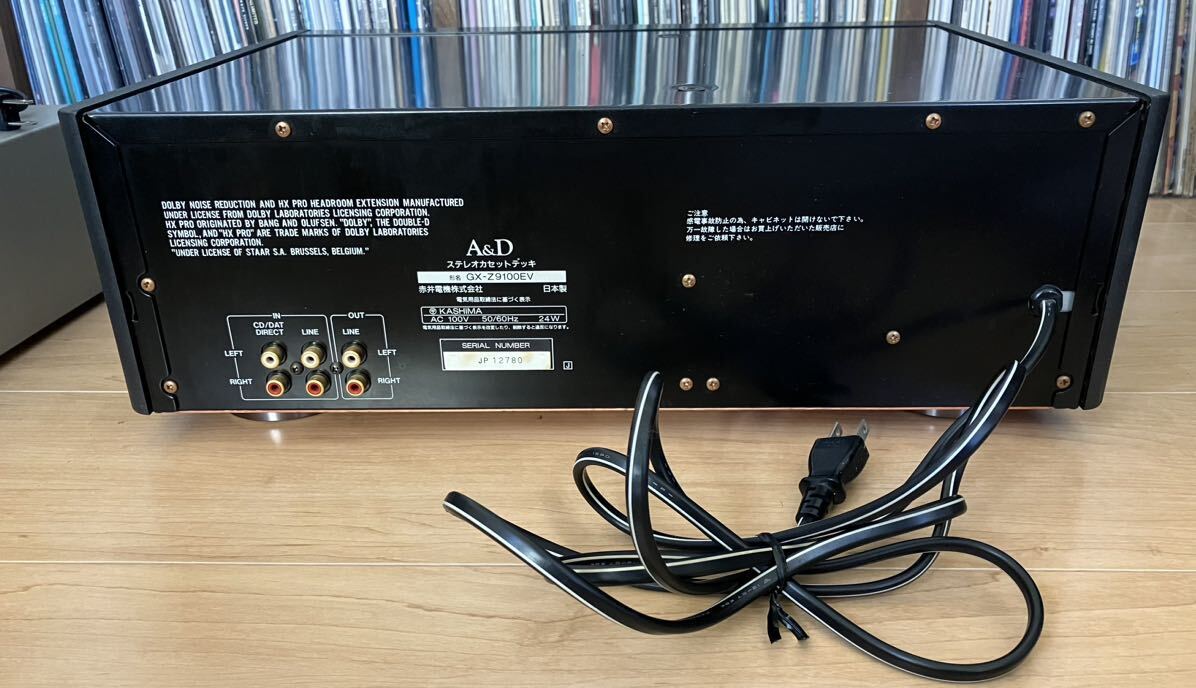 A&D カセットデッキ GX-Z9100EV ジャンクの画像3