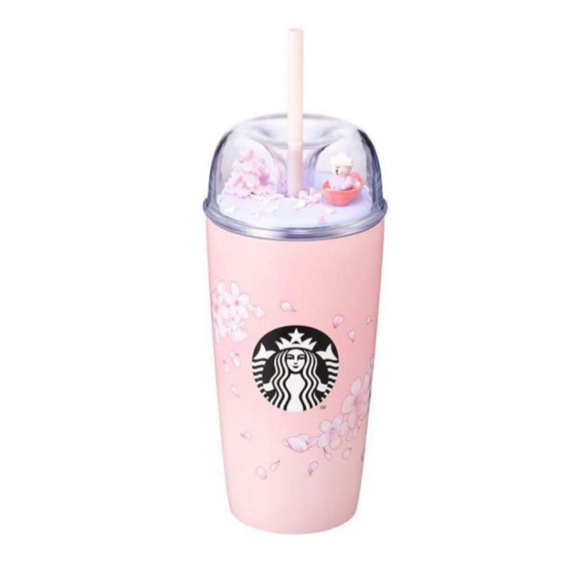 韓国　スタバ　ステンレスタンブラー　SAKURA2024 Jello Cold Cup  スターバックス　タンブラー　桜　春　　