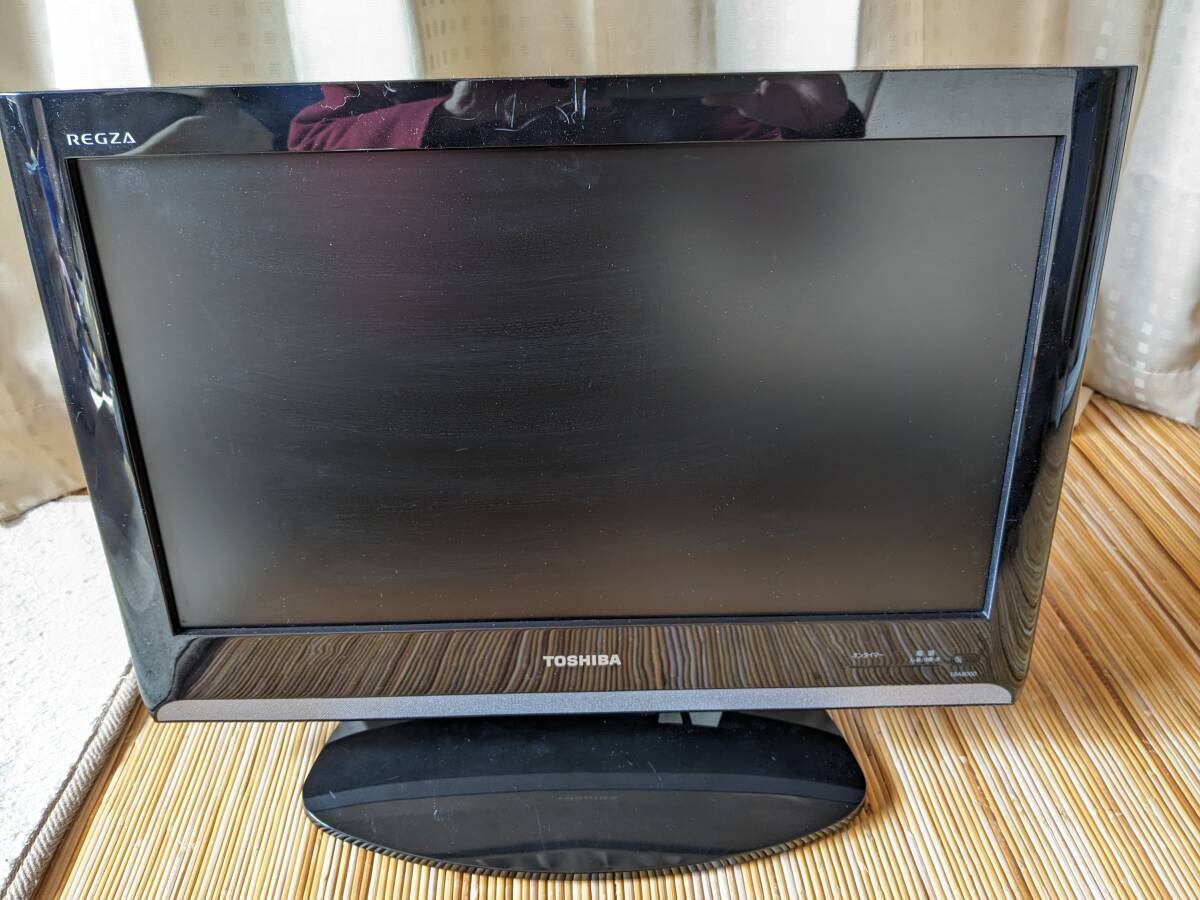 【中古現状品】東芝 TOSHIBA REGZA 19型 液晶 カラーテレビ 19A8000 液晶テレビ リモコン付属の画像1