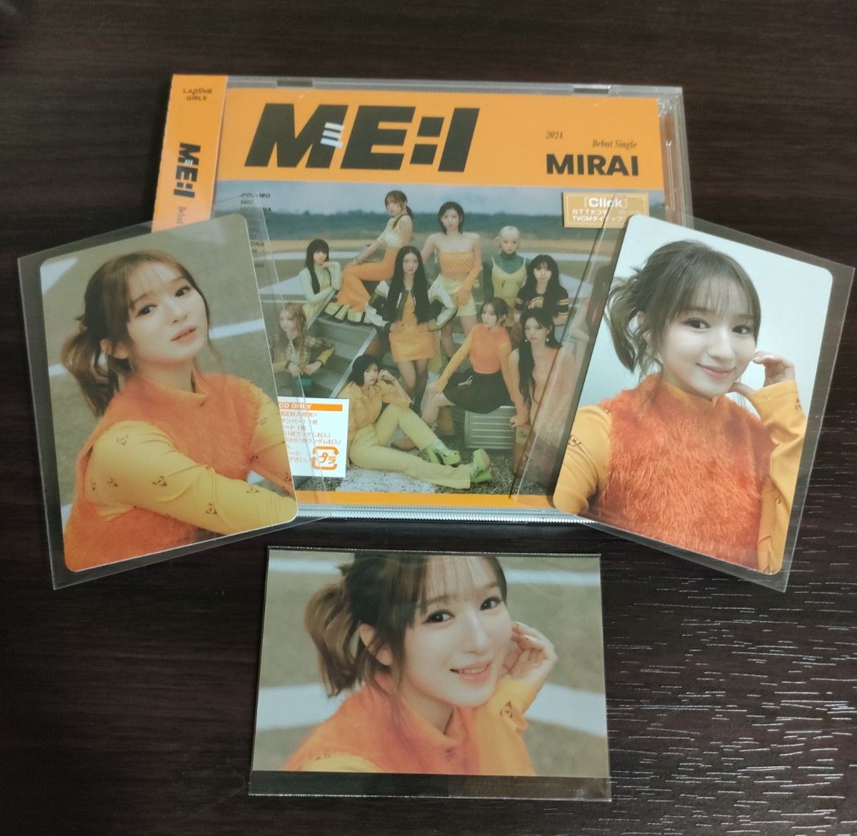 【最終値下げ】山本すず トレカ お守りカード FC限定ステッカー通常盤 ME:I MIRAI CD