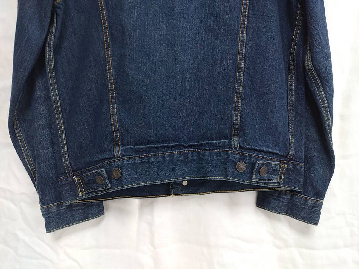 美品 Levi's リーバイス S40116 トラッカーデニムジャケット S T165/84A インディゴブルー 濃紺 CW-2818 刻印3937 ジージャン コットンJKT_画像7