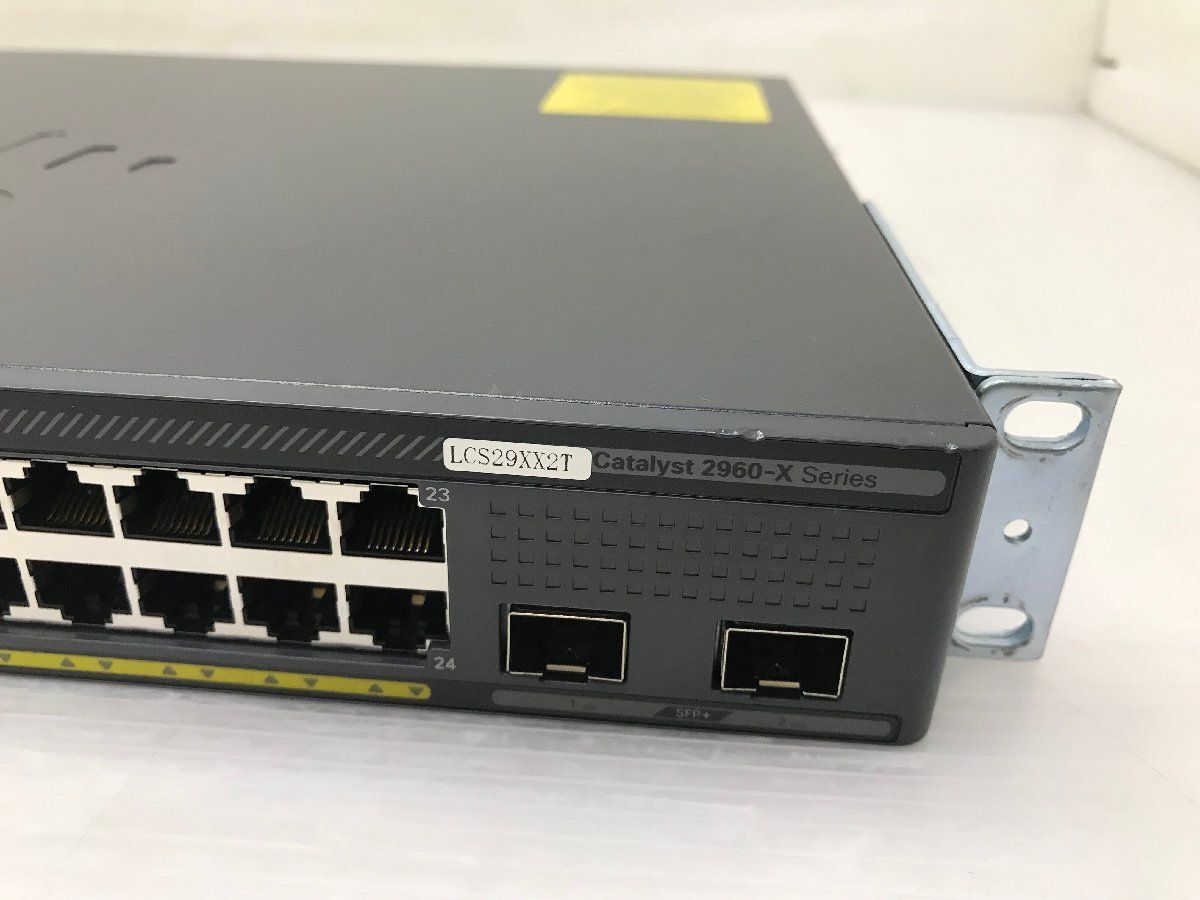 1週間保証 CISCO Catalyst 2960-X Series WS-C2960X-24TD-L T009375_画像7