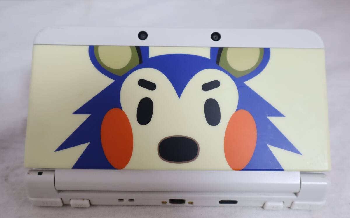 28Nintendoニンテンドー◆New Nintendo 3DS/KTR-001◆どうぶつの森 きぬよ仕様◆動作確認OK_画像4