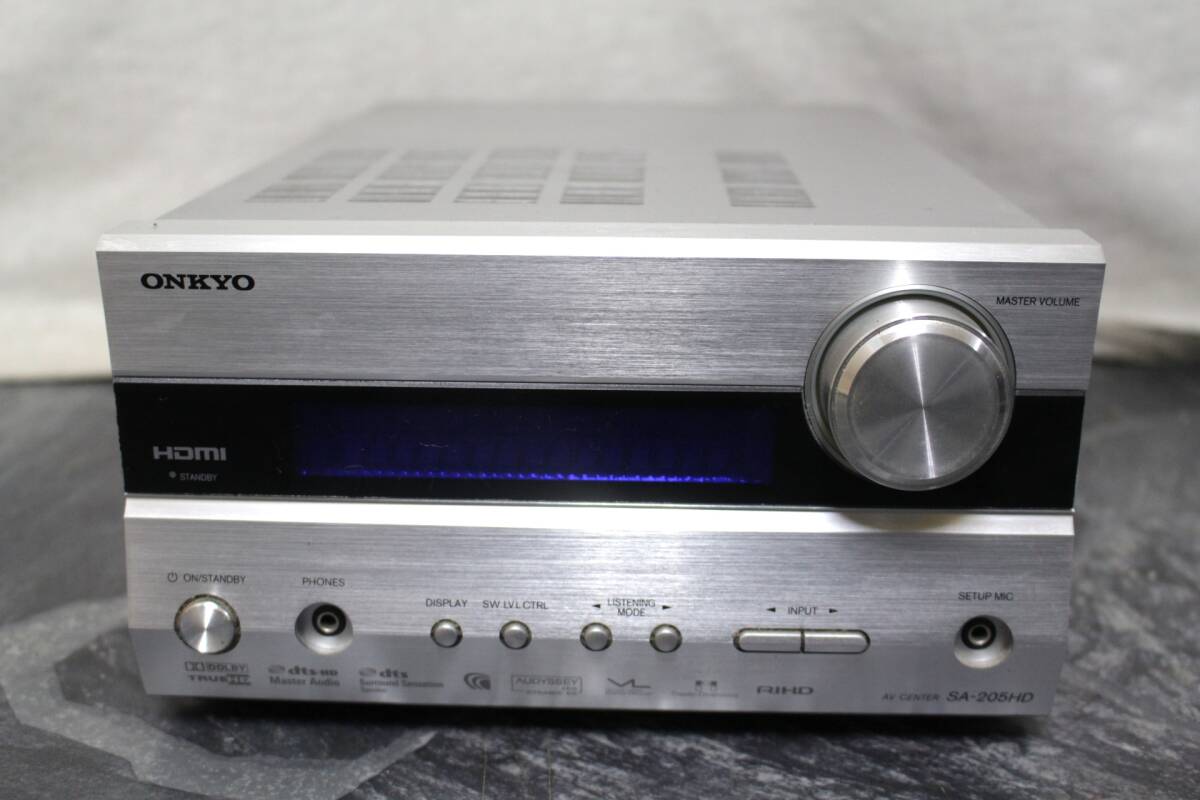 55 ONKYOオンキョーSA-205HD/SWA-V20HD/D-108C/ST-V20HDホームシアター システムAVアンプ/サブ ウーファー5点セット/リモコン付◆音出しOKの画像3