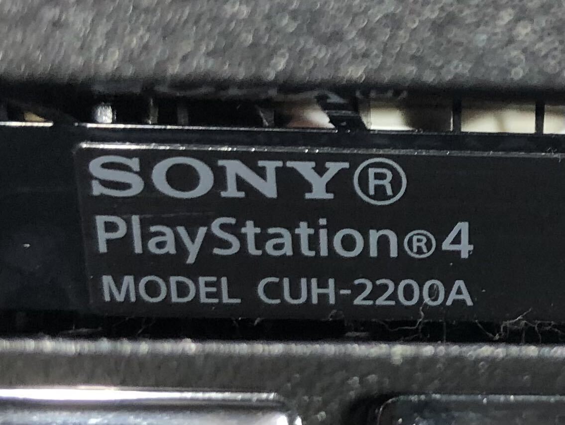 SONY PS4 本体のみ CUH-2200A ブラック 薄型【HDD500GB】FW11.00 動作良好 プレイステーション4 PlayStation4 黒 ソニー_画像6