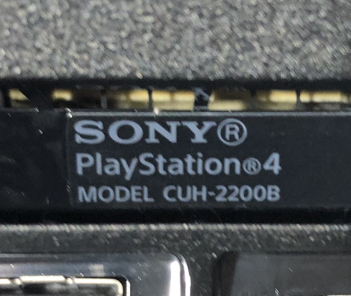 SONY PS4 本体 CUH-2200B ブラック 薄型 箱付き【HDD1TB】FW11.02 動作良好 プレイステーション4 PlayStation4 黒 ソニー_画像6