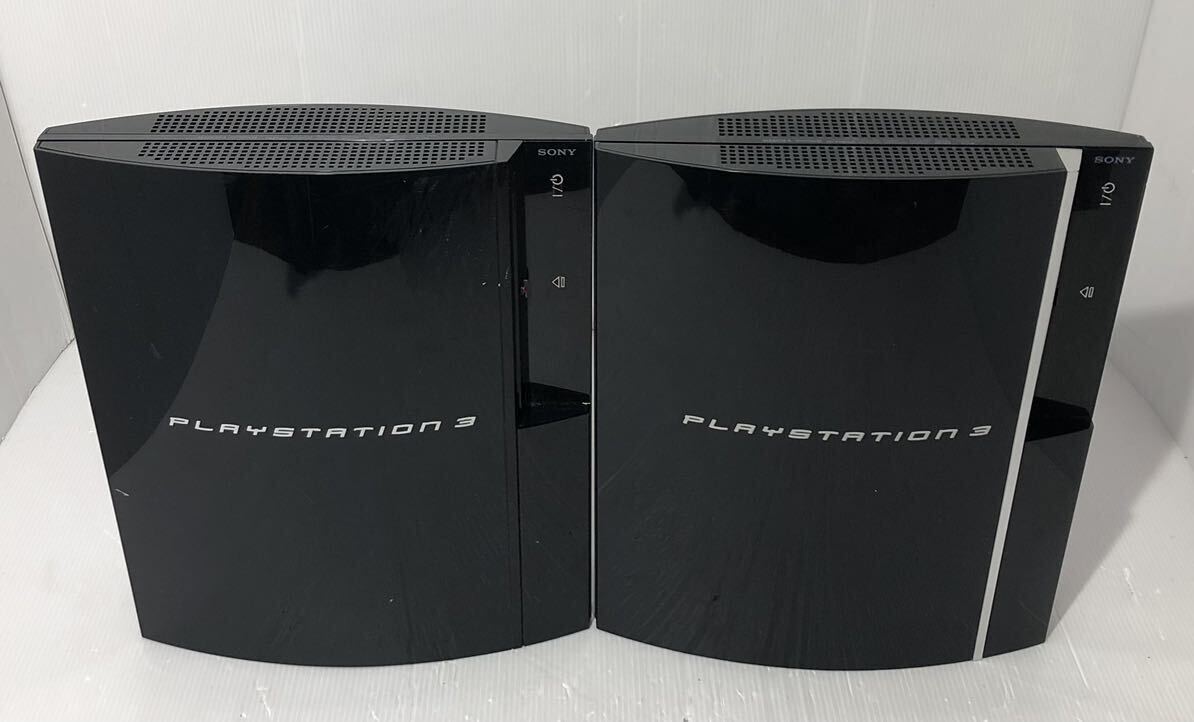 SONY PS3 本体のみ 5台まとめ CECHB00 L00 4300C 動作未確認 ジャンク PlayStation3 プレイステーション3 ブラック 初期型 後期型_画像2