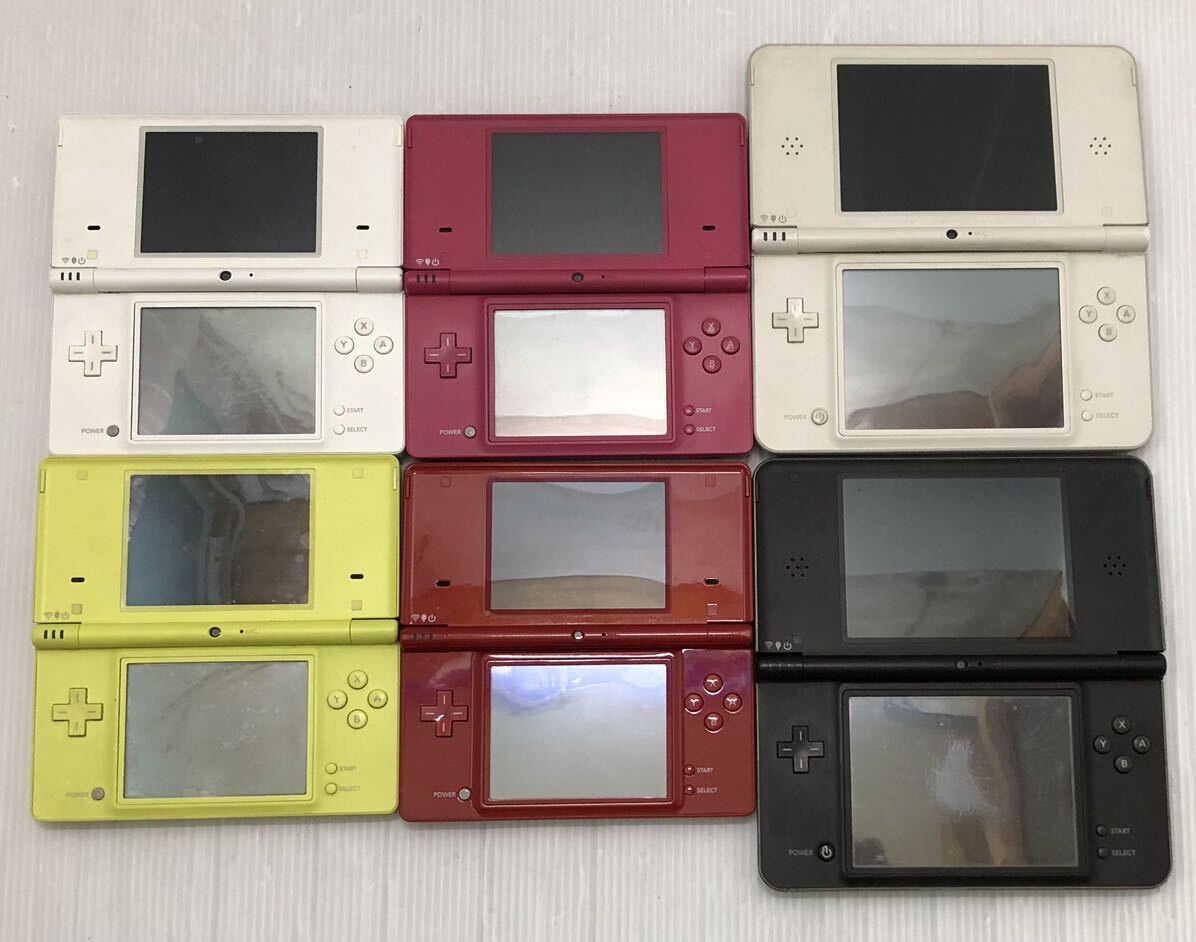  nintendo DS DSi DSiLL DSLite корпус много 39 шт. суммировать работоспособность не проверялась Junk Nintendoti-es I светло-серебристый черный красный розовый 