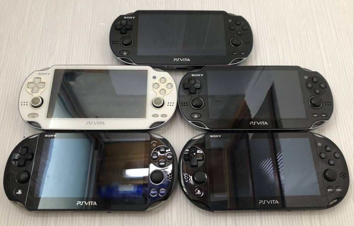 SONY PSP・PSVITA 本体のみ 大量13台まとめ 動作未確認 ジャンク PlayStation Portable PSP-1000 2000 3000 PCH-1002 1100 2000_画像5