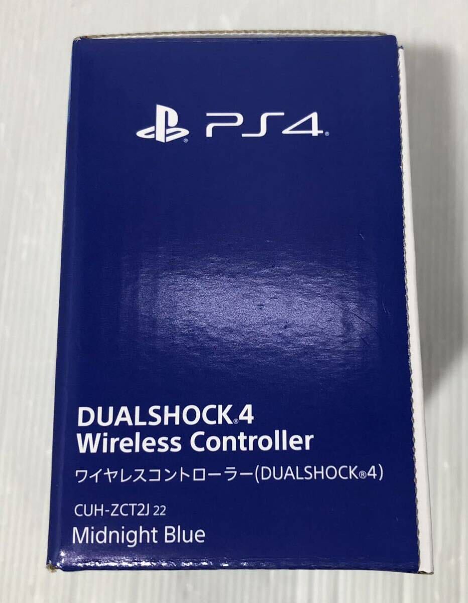 【新品未開封】SONY PS4 ワイヤレスコントローラー CUH-ZCT2J ミッドナイトブルー DUALSHOCK4 PlayStation4 Midnight Blue