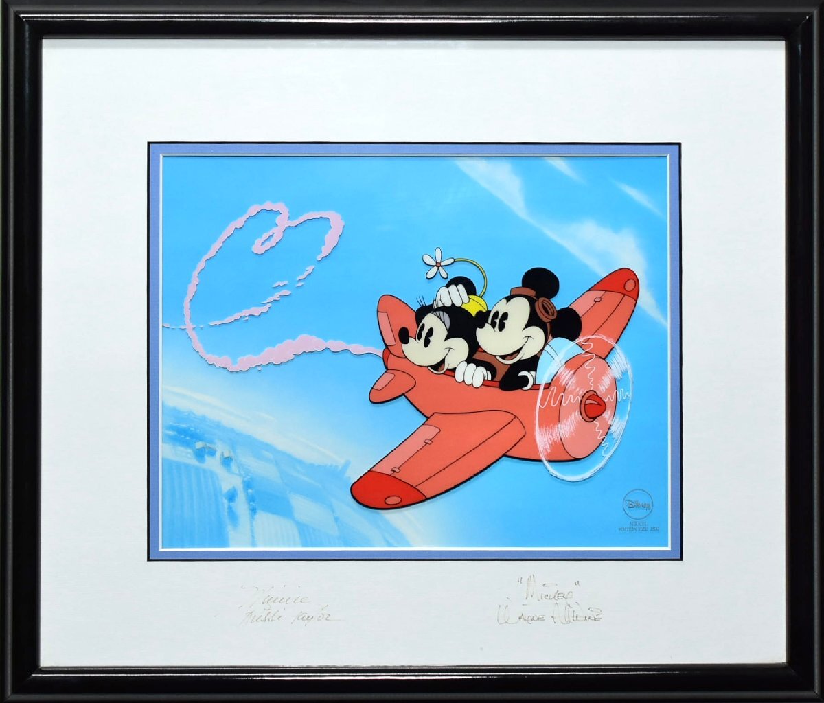 (5-4273)ディズニー『Love in the Air』Limited Edition セル画 原画 証明書 絵画 真作【緑和堂】の画像1