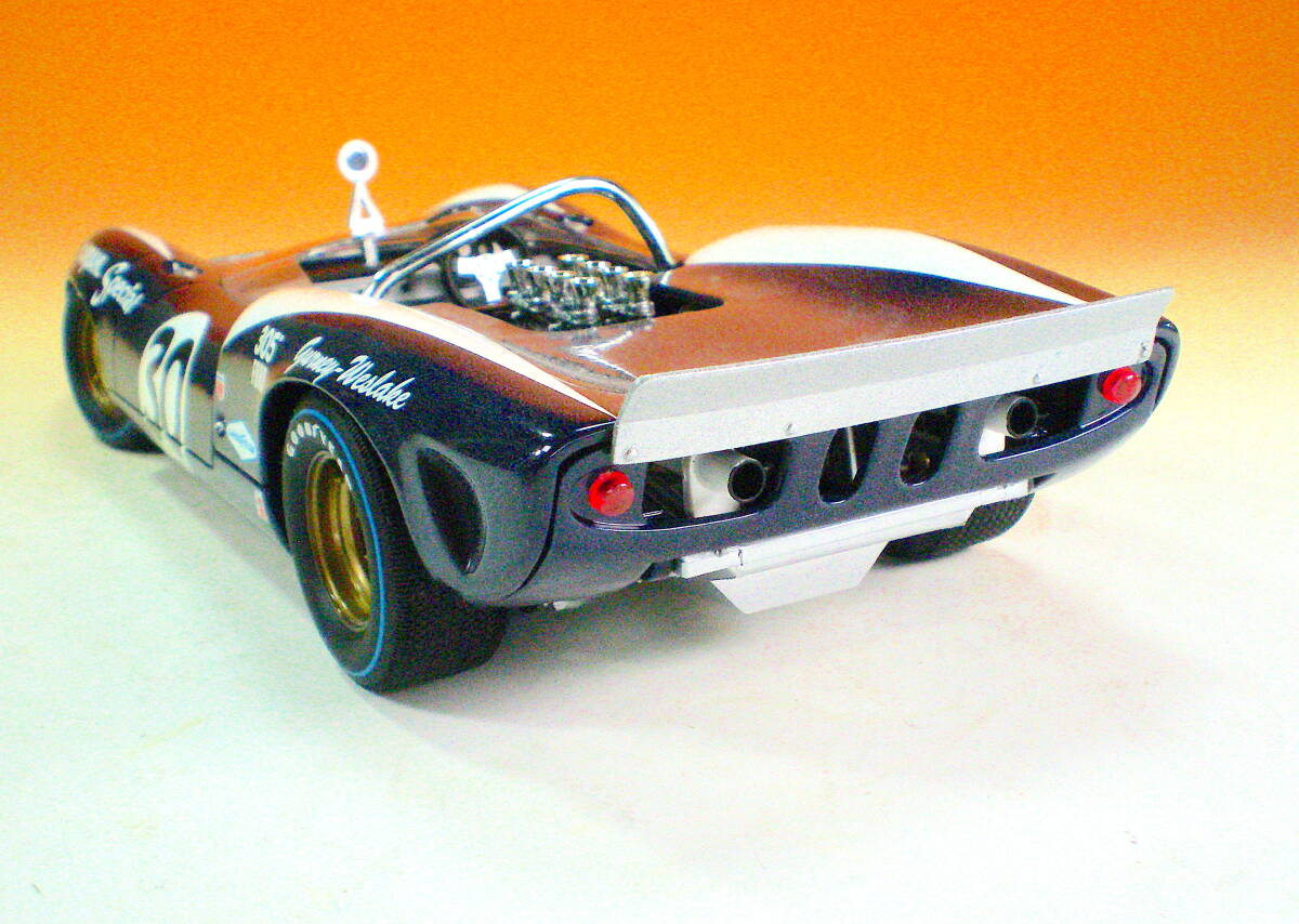 難有り GMP 1/18 LOLA T70 SPYDER #30 Dan Gurney BARDAHL Special CAN-AM 1966 ローラ ダン・ガーニー ゆうパック80サイズ送料着払いの画像3