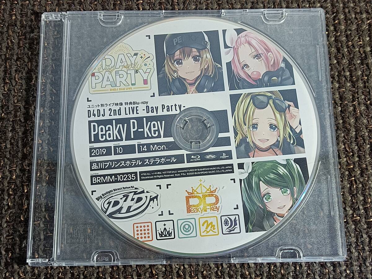 D4DJ единица другой Live изображение привилегия Blu-ray Peaky P-key 2nd LIVE Day Party