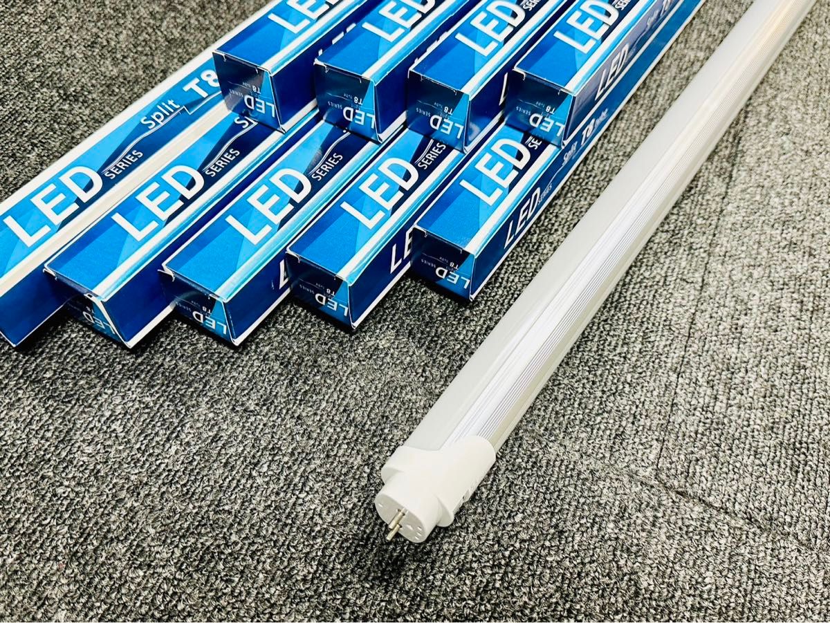 LED蛍光灯 10本セット 40W形相当 T8 直管120cm 昼光色6000K 高光度 2500LM G13口金 消費電力18W