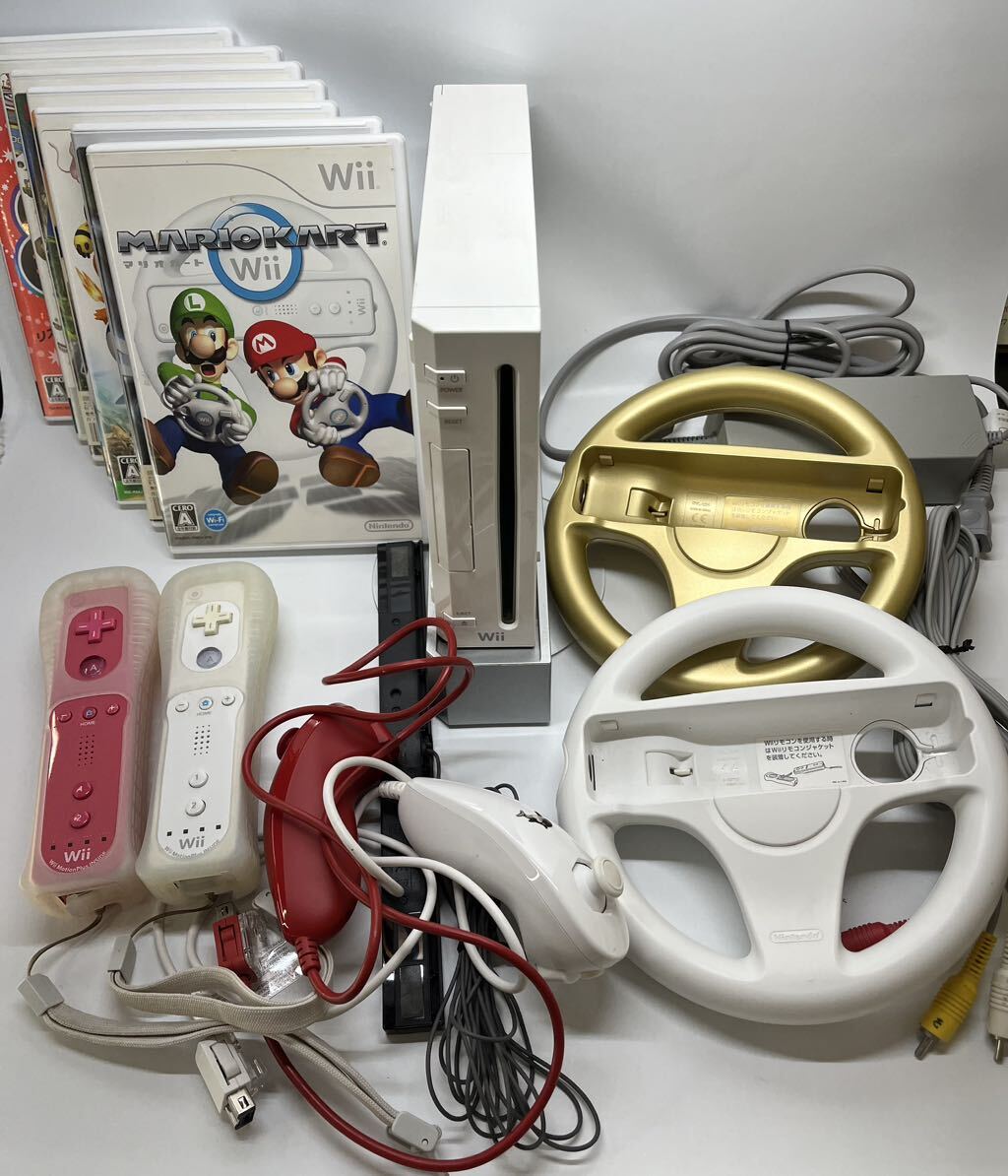 Wii body soft 7 set controller etc. is 2 set equipped 