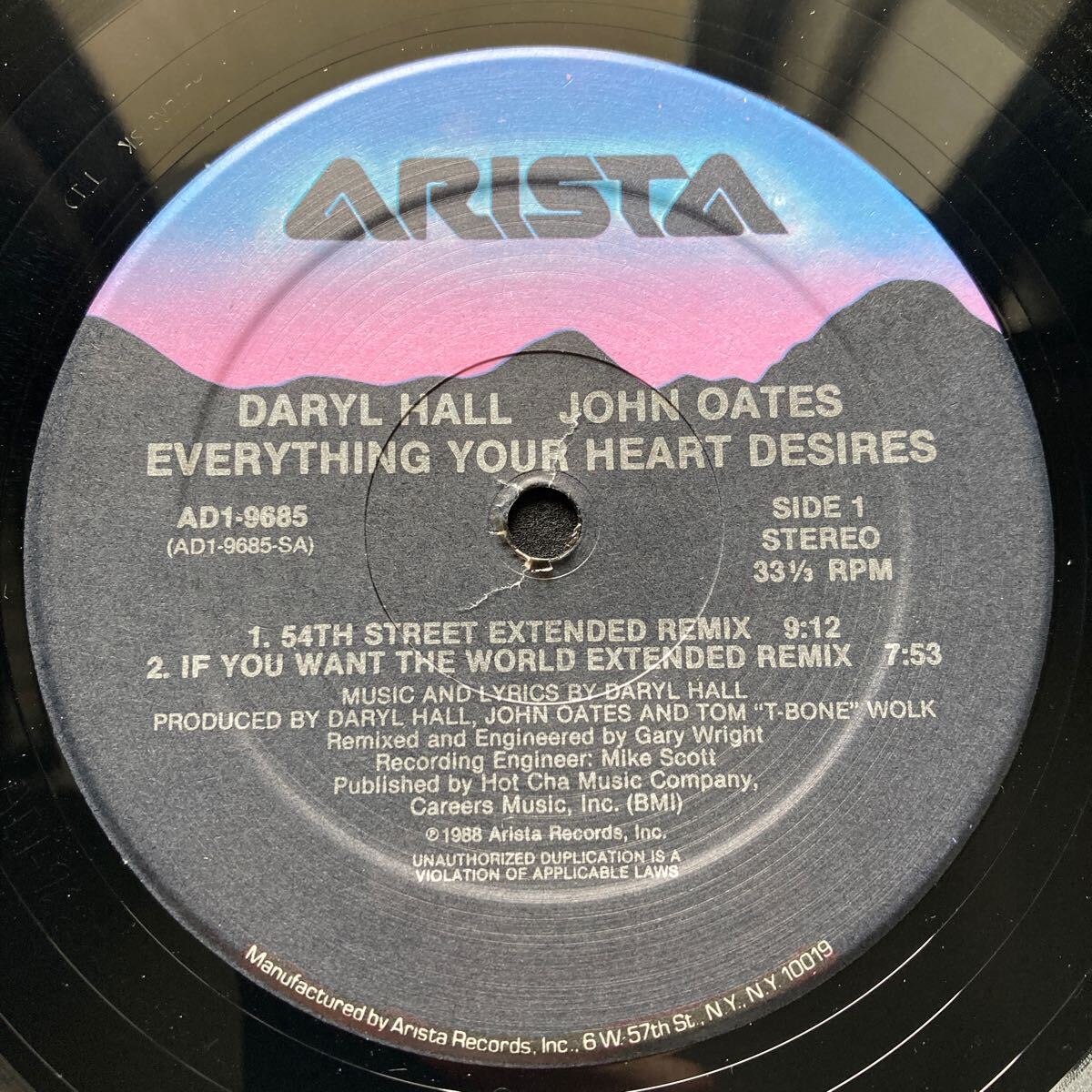 12inch DARYL HALL & JOHN OATES / EVERYTHING YOUR HEART DESIRES_画像7