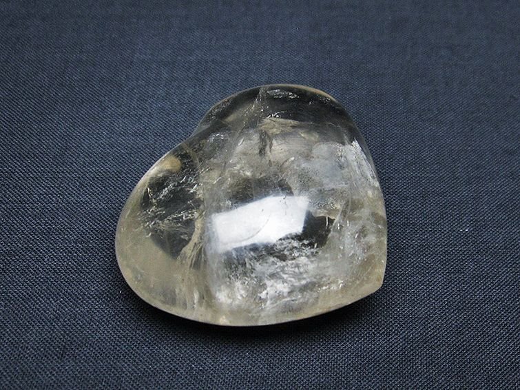 誠安◆超レア最高級超美品天然ヒマラヤ水晶ハート置物[T387-13843]の画像1