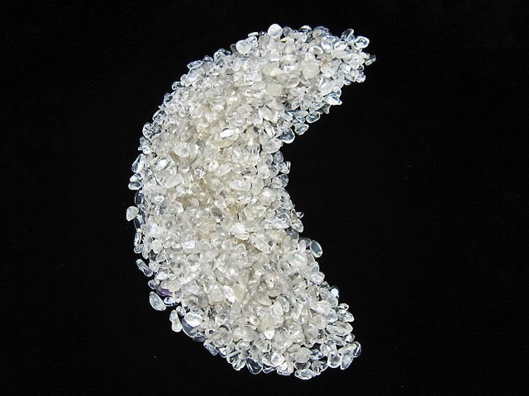 誠安◆超レア極品天然AAAヒマラヤ水晶さざれサイズ：中[T711-2]の画像3