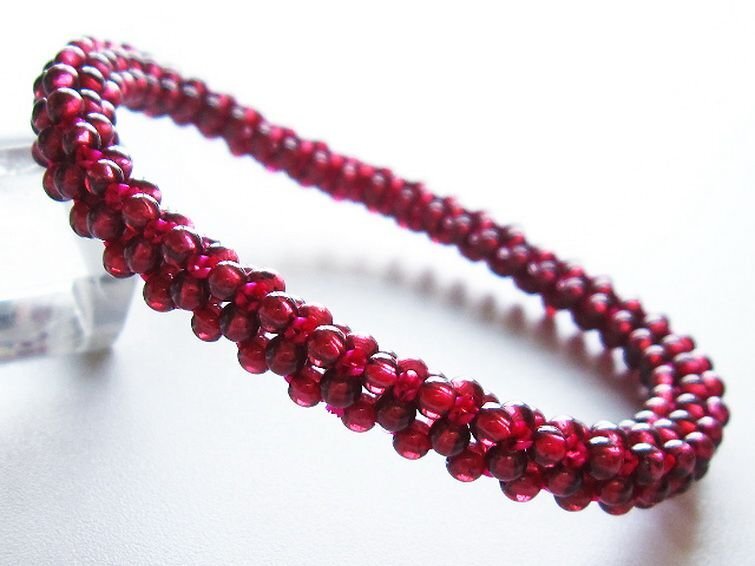 . cheap * ultimate goods natural AAA garnet bracele 7mm [T87-14442]