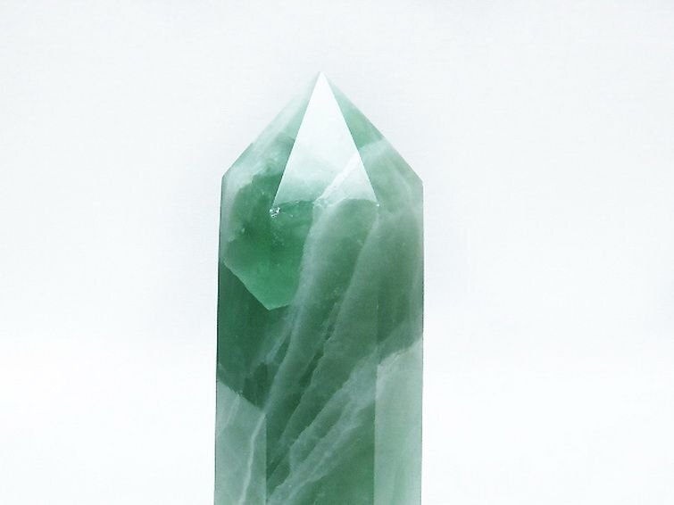 誠安◆天然石高級品フローライト六角柱[T594-1992]の画像2