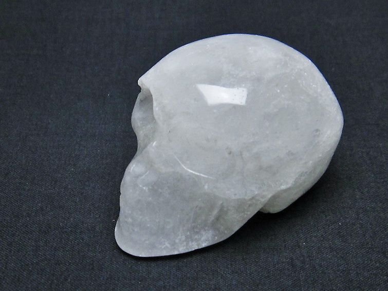 誠安◆天然石最高級品ヒマラヤ水晶ドクロ[T215-3226]_画像3