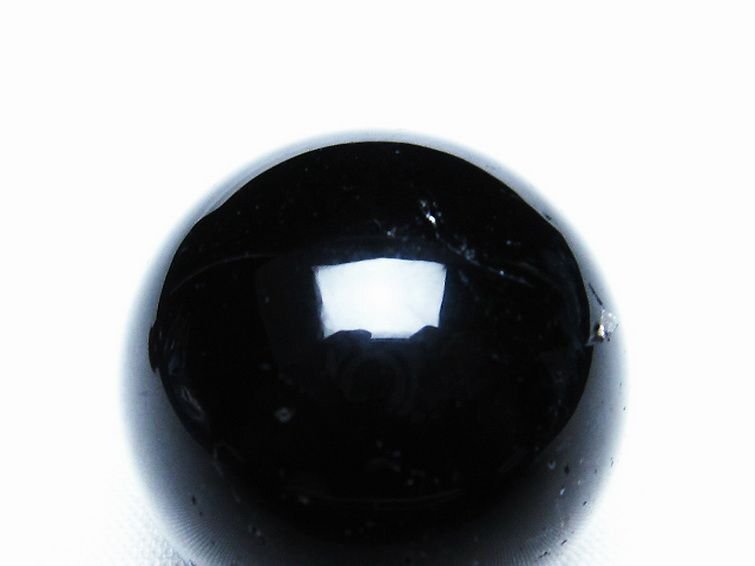 誠安◆極品天然AAAモリオン 純天然 黒水晶 原石 27mm [T220-8055]の画像2