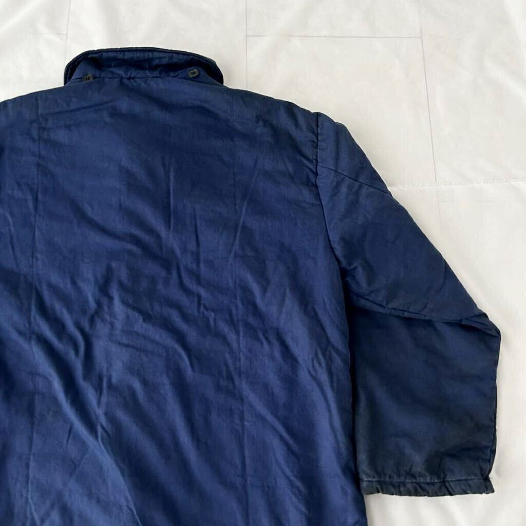 ナス紺 80s UVEX ジャーマンワークジャケット カバーオール 中綿入り （ ビンテージ ドイツ ドイツ軍 フランス フレンチワーク 80年代 90sの画像5