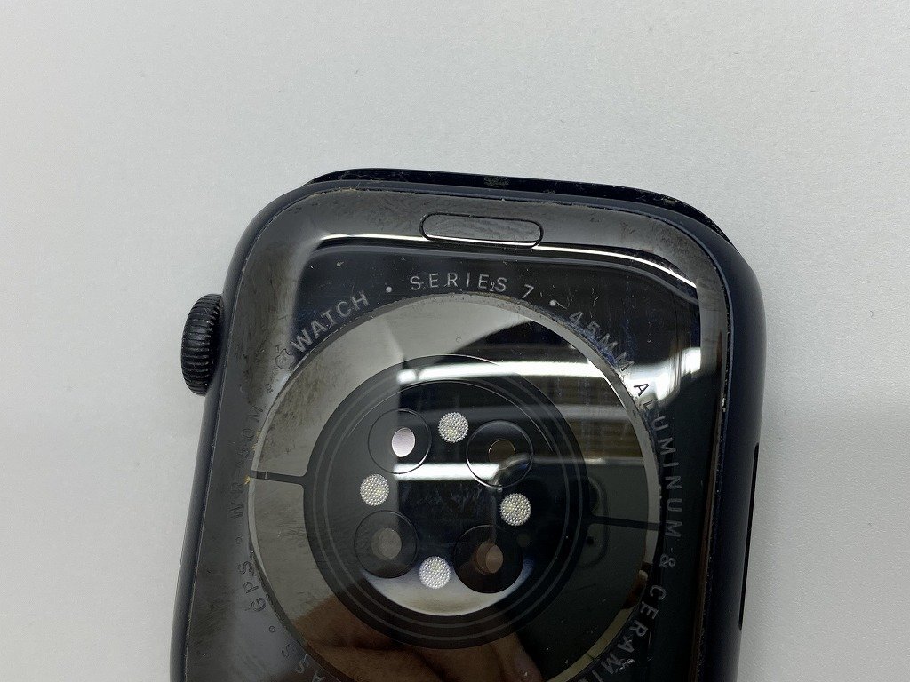 ■大人気【Apple Watch Series7 45mm アップルウォッチ GPSモデル MKNN3J/A ミッドナイトアルミニウムケース】SH-18295の画像5