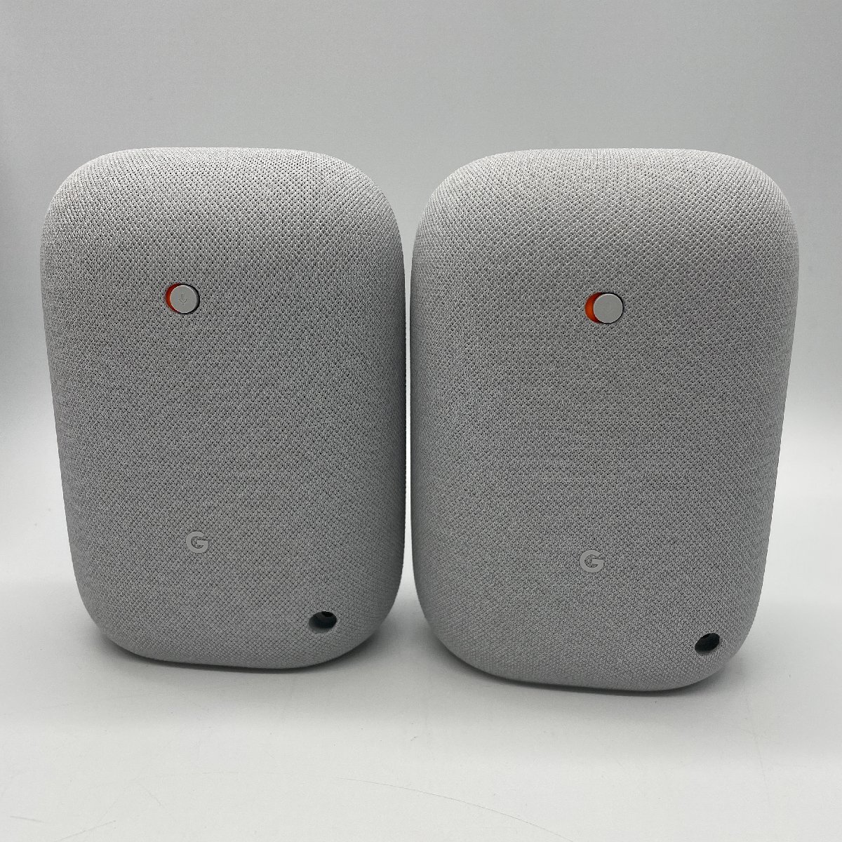 ωお得【Google グーグル NestAudio2個セット Hub ７インチディスプレイ 第２世代 Chalk ホワイト系 スマートスピーカー ホーム】TK2202の画像8