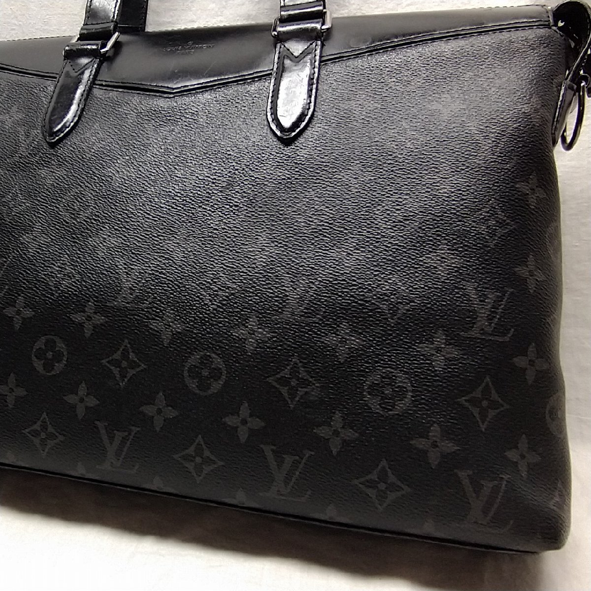 ＄【 LOUIS VUITTON ルイヴィトン ブリーフケース・エクスプローラー M40566 モノグラム・エクリプス メンズ 書類カバン バック 】KH11816の画像3