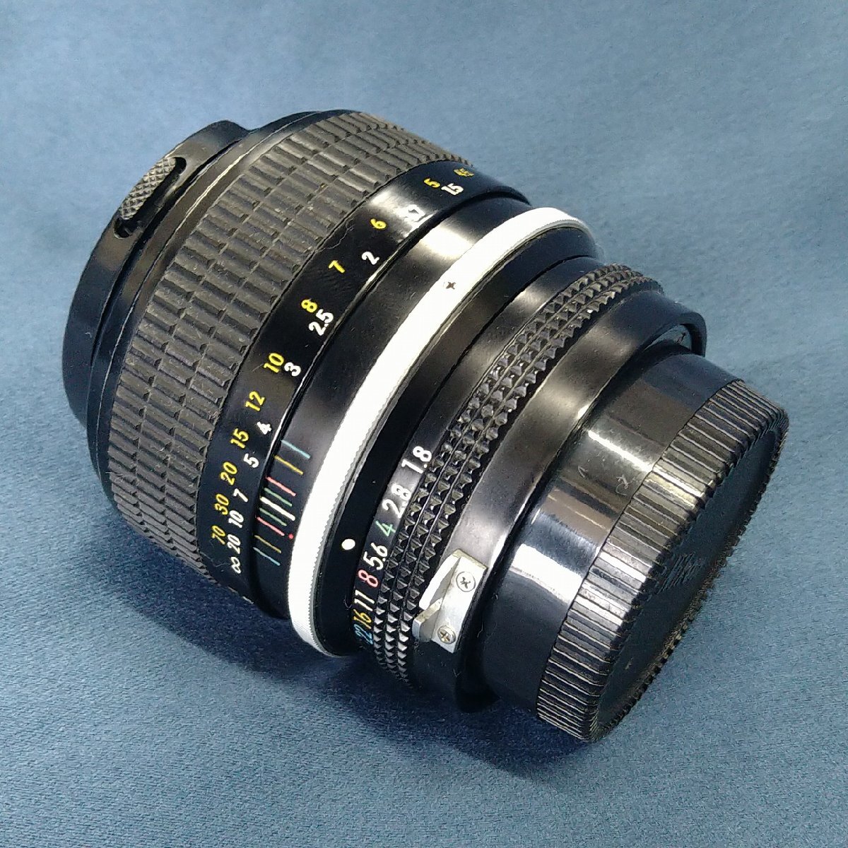 ＄【 New Nikkor ニッコール オールドレンズ 85mm F1.8 非Ai ニコンFマウント 単焦点レンズ MF一眼用 カメラ レンズ 】KH11862の画像2