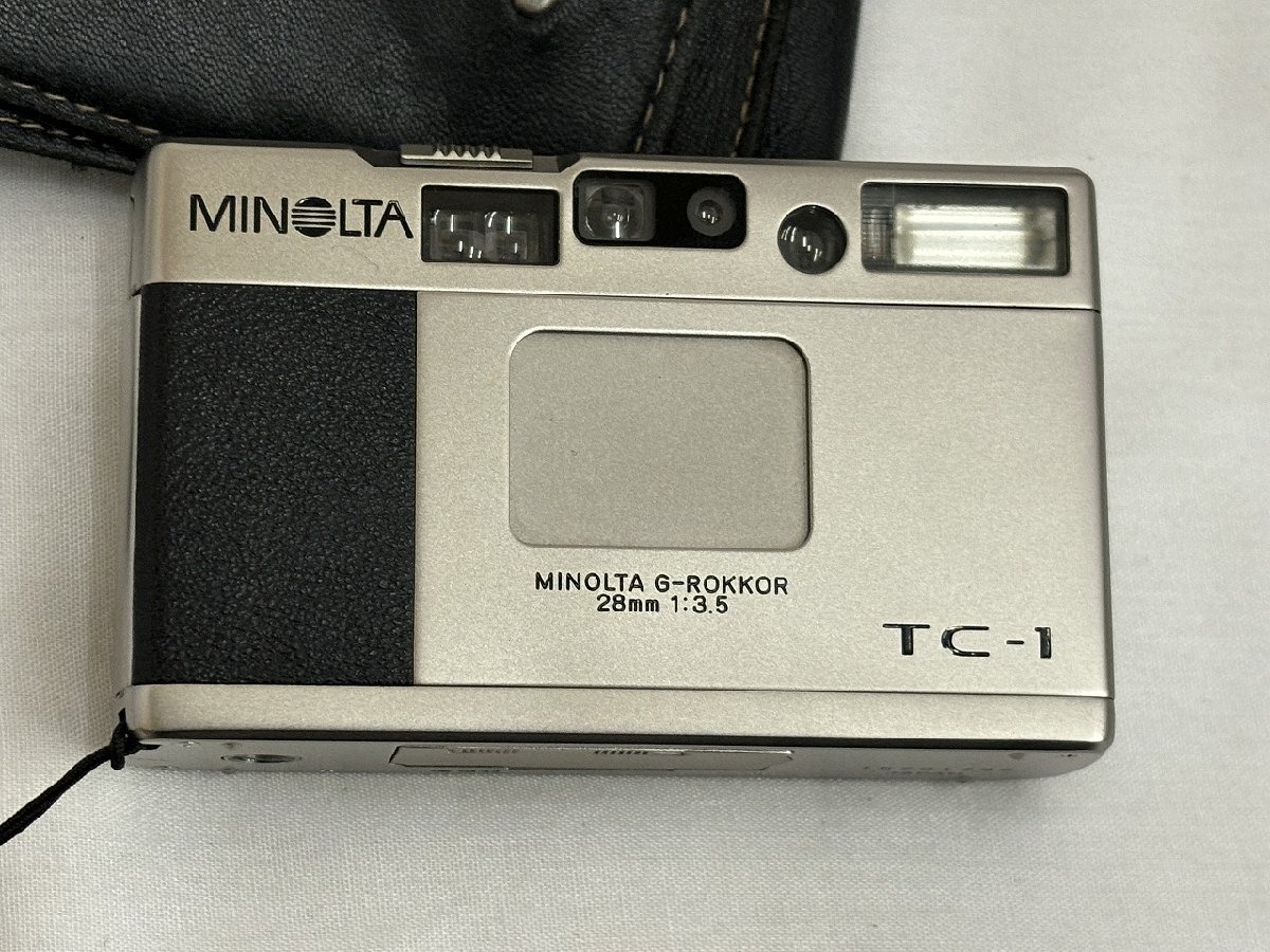 ●【Minolta ミノルタ コンパクトカメラ フィルムカメラ TC-1 高級カメラ 人気 注目 チタンボディ 完全円形絞り プロも愛用】SF-12807の画像2