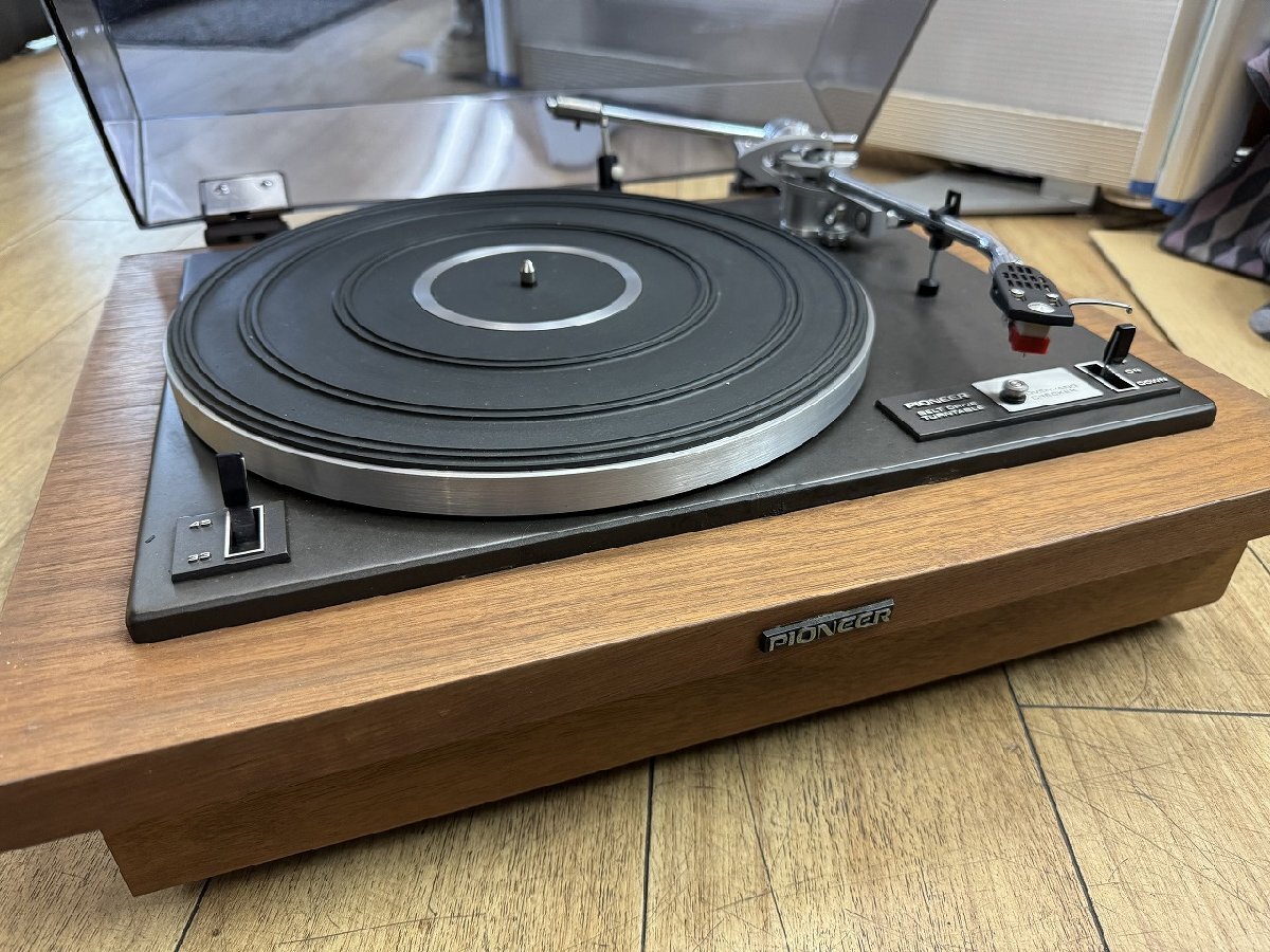 〓 希少品【PIONEER パイオニア PL-25E レコードプレーヤー オーディオ機器 ターンテーブル ヴィンテージ】HO9595の画像1