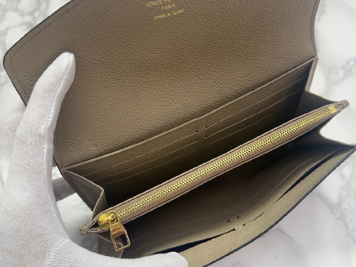 ♪展示級【 ルイ・ヴィトン モノグラム・アンプラント ポルトフォイユ・サラ M68708 Louis Vuitton 購入証明書付き】OK17278の画像7