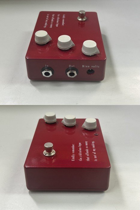 #稀少 初期型【綺麗 HUMAN GEAR Klon KTR クロン オーバードライブ エレキギター用 エフェクター 解説書 元箱付】NA01409_画像6