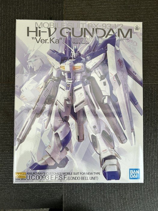 #新品未組立【BANDAI MG 1/100 Hi-ν GUNDAM ハイニューガンダム RX-93-ν2 Ver.Ka ベルトーチカ・チルドレン ガンプラ バンダイ】P04263の画像1