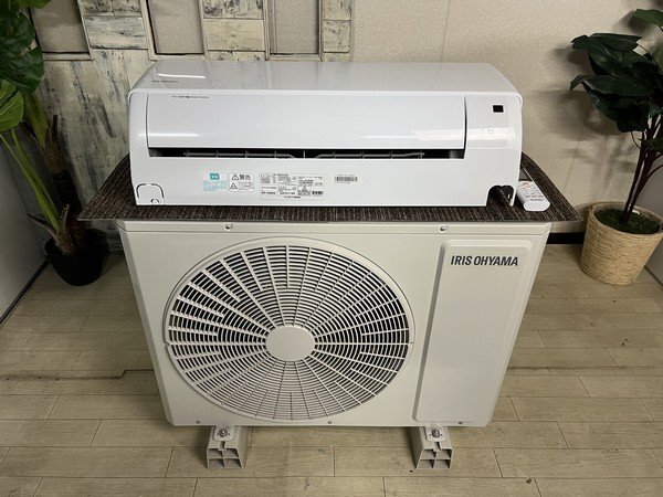 §綺麗【アイリスオーヤマ / IRIS OHYAMA ルームエアコン IHF-5606G 主に18畳 単相200V 5.6kw 23年購入】P04070の画像2