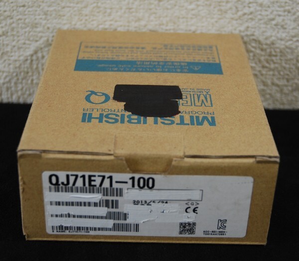 ☆開封 在庫品【三菱電機 / MITSUBISHI EthernetIインターフェイスユニット QJ71E71-100 】シーケンサ MELSEC-Q K03272FA_画像1