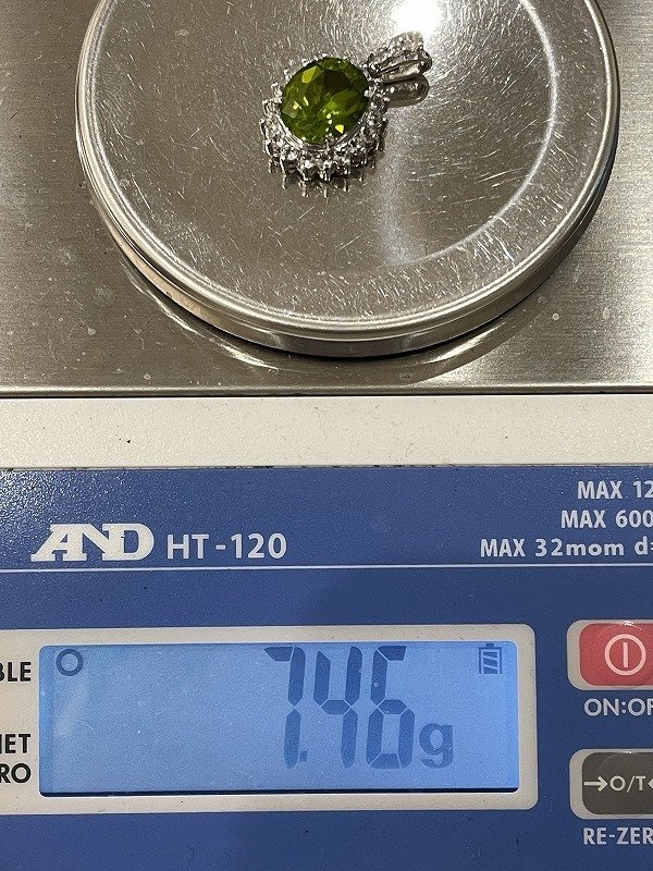 ★美しい輝き【ジュエリートップ シトリン5.10ct ダイヤモンド1.01ct Pt900 総重量7.46ｇ 大粒 ハンドメイド アクセサリーパーツ】NA01015_画像8